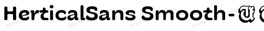 HerticalSans Smooth字体转换